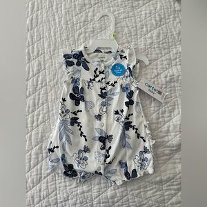 Carter’s Blue Flower Onesie